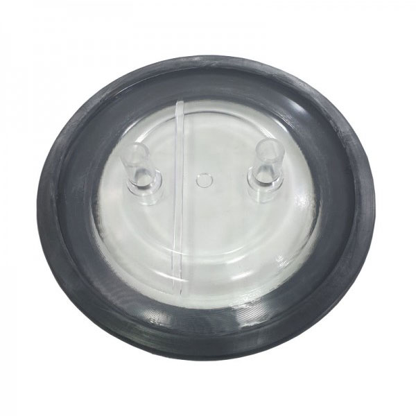 Καπάκι κάδου γάλακτος δύο εξόδων με φλάντζα