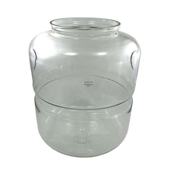 Συλλέκτης γάλακτος τελικής μονάδας 25lt, γυάλινος